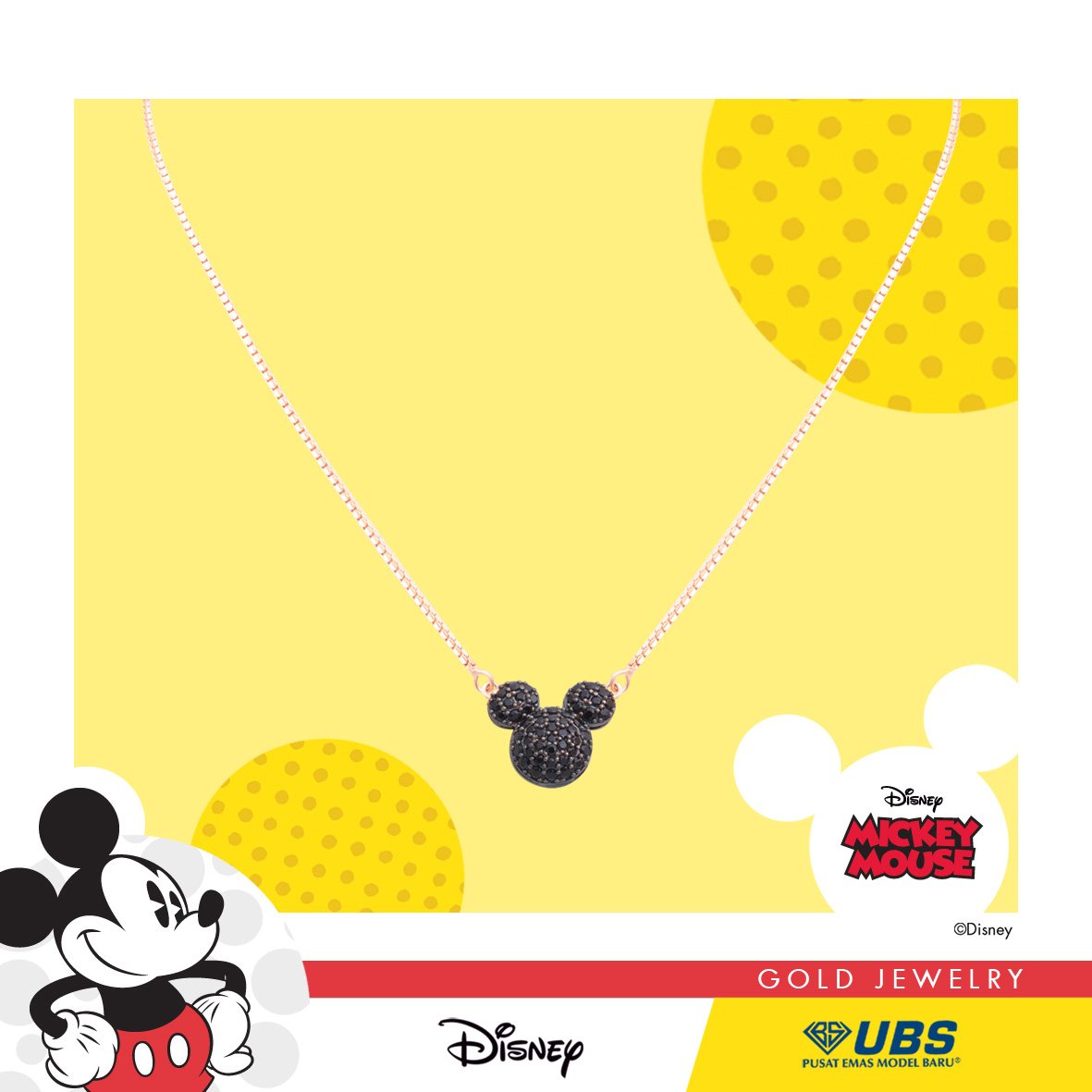 MICKEY MOUSE NECKLACE