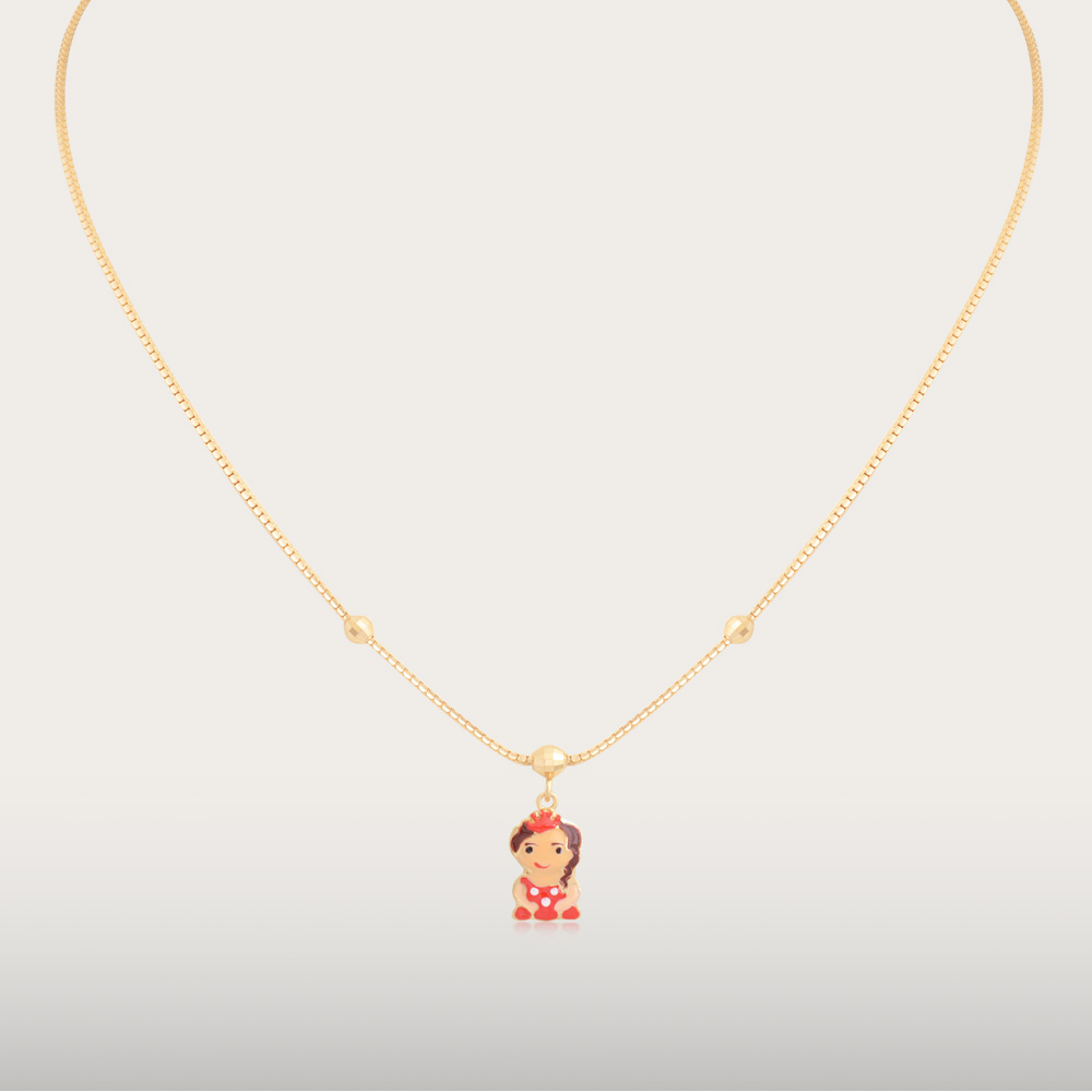 BEAUTIFUL GOLD BABY NECKLACE