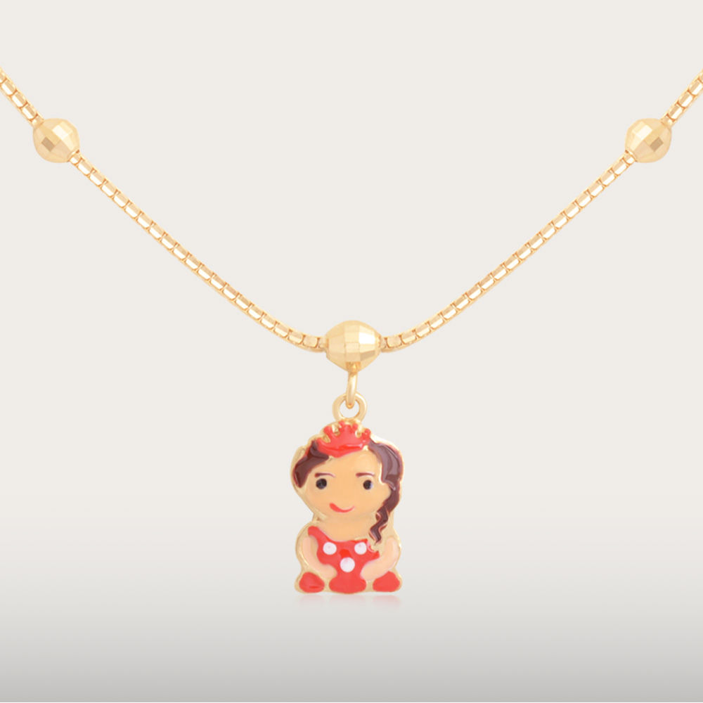 BEAUTIFUL GOLD BABY NECKLACE