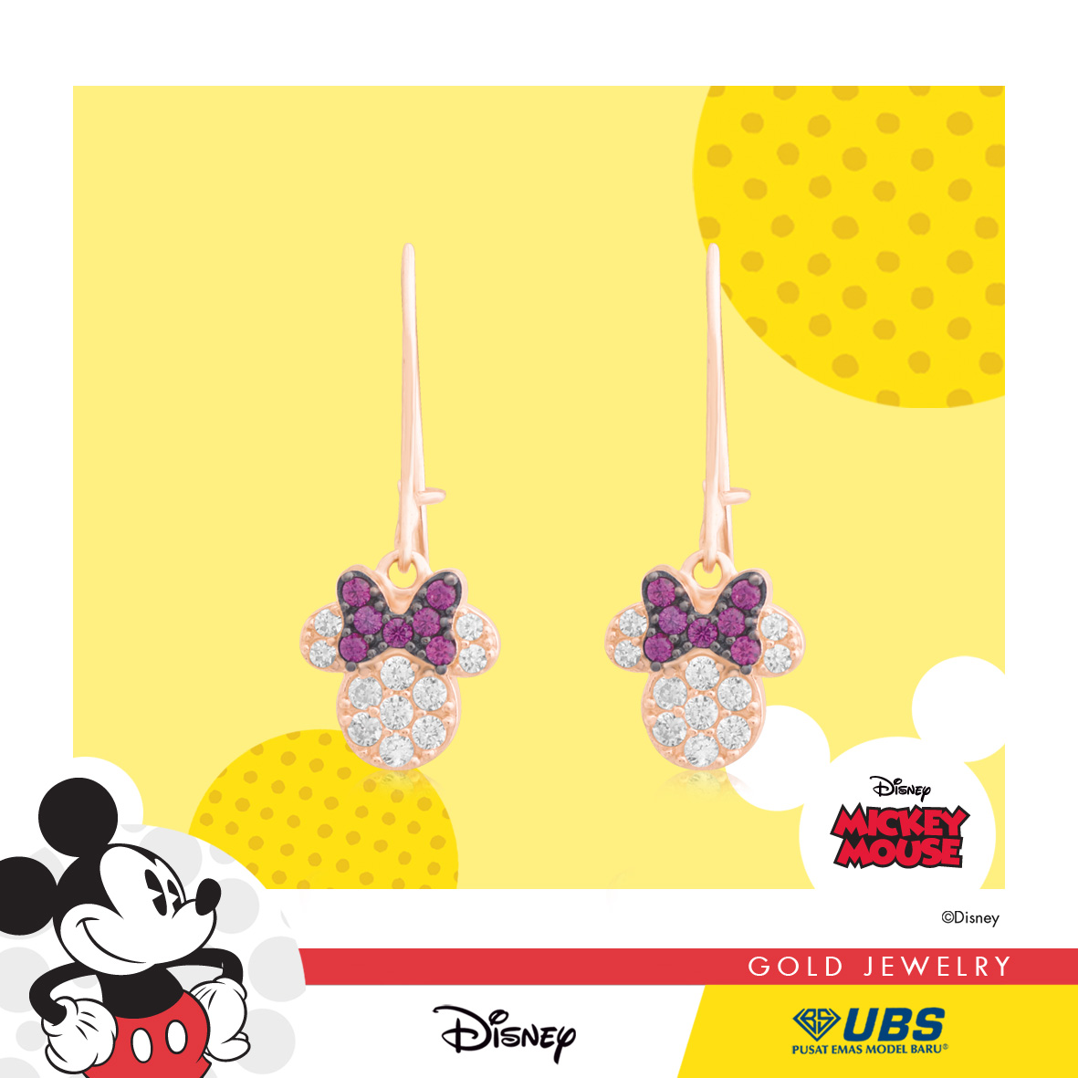 MINNIE MOUSE EARRING
