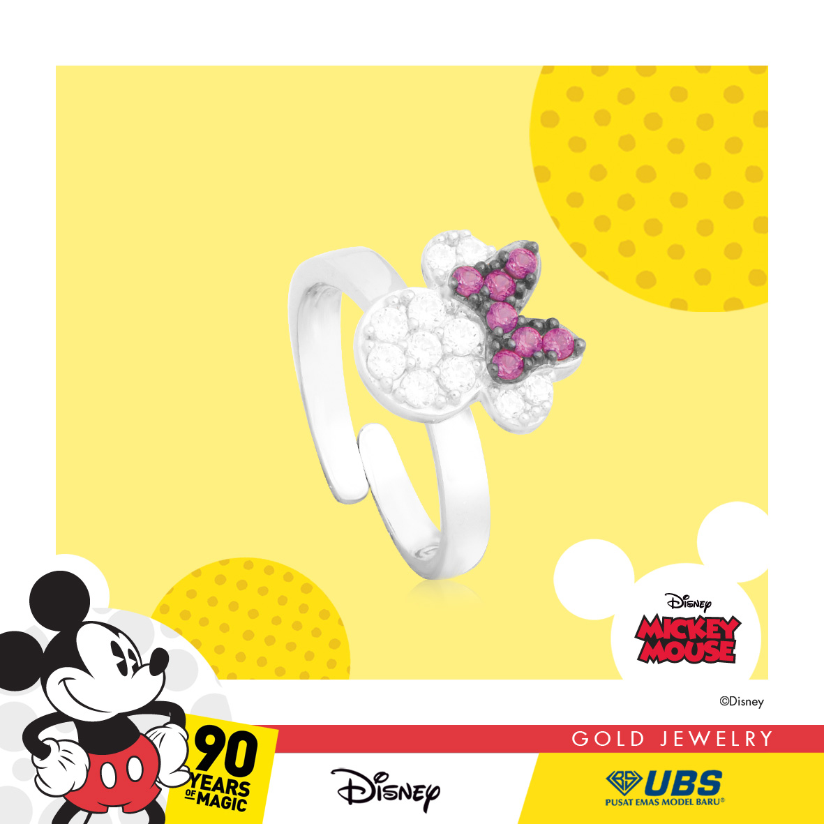 MINNIE MOUSE BABY RING