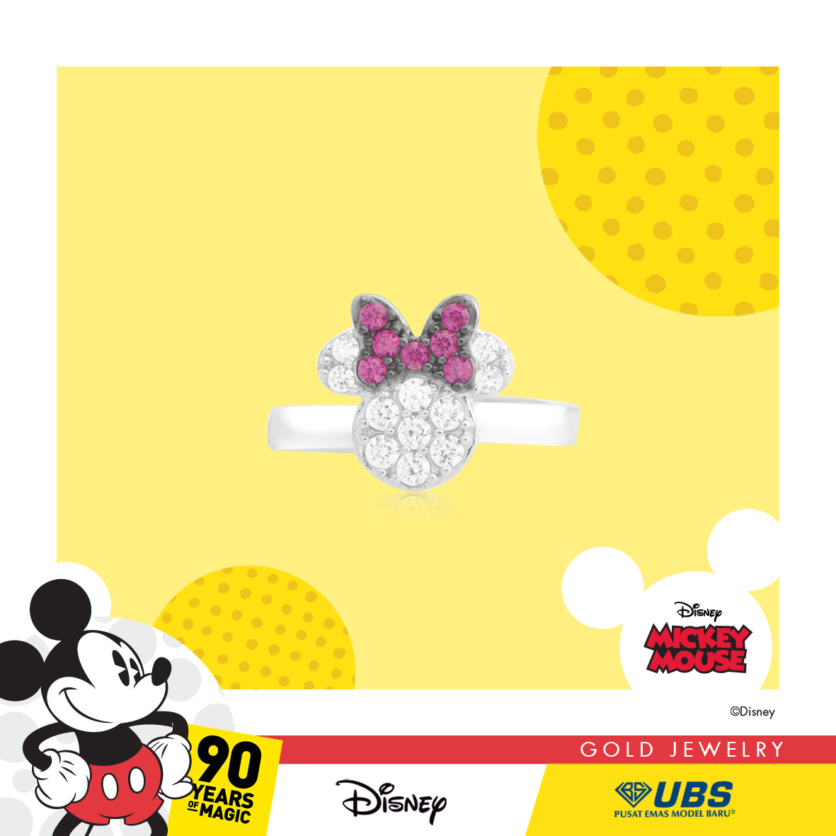MINNIE MOUSE BABY RING
