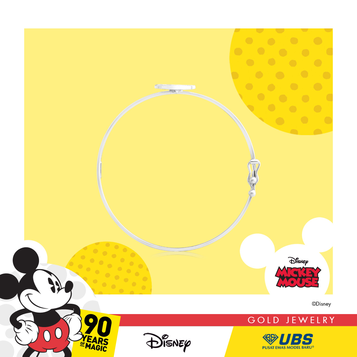 MINNIE MOUSE BABY BANGLE