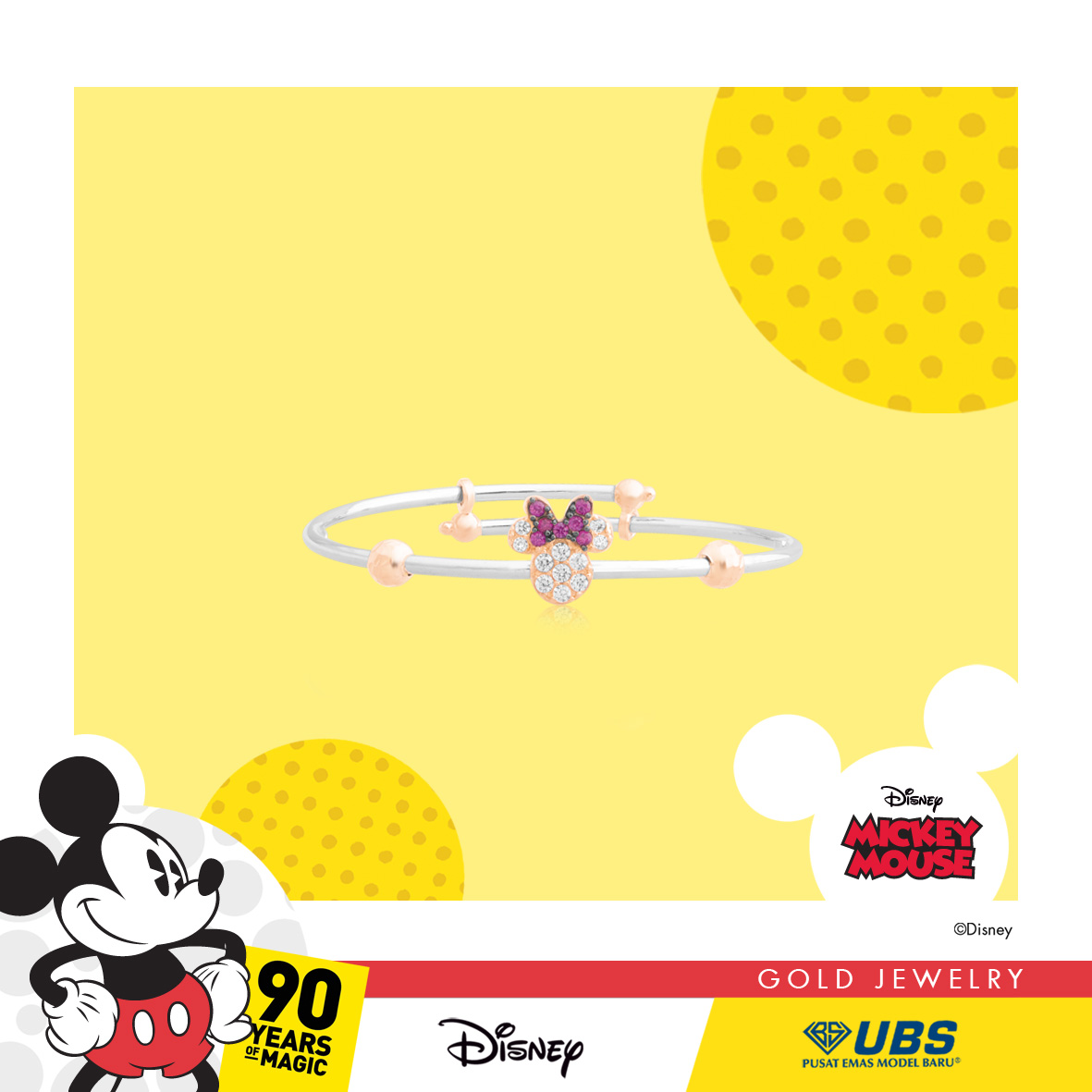 MINNIE MOUSE BABY BANGLE