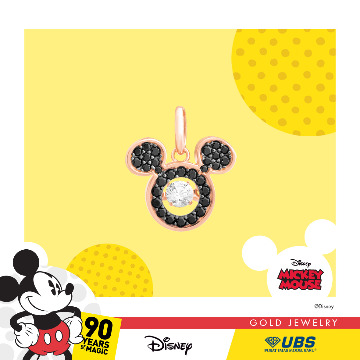 MICKEY MOUSE PENDANT