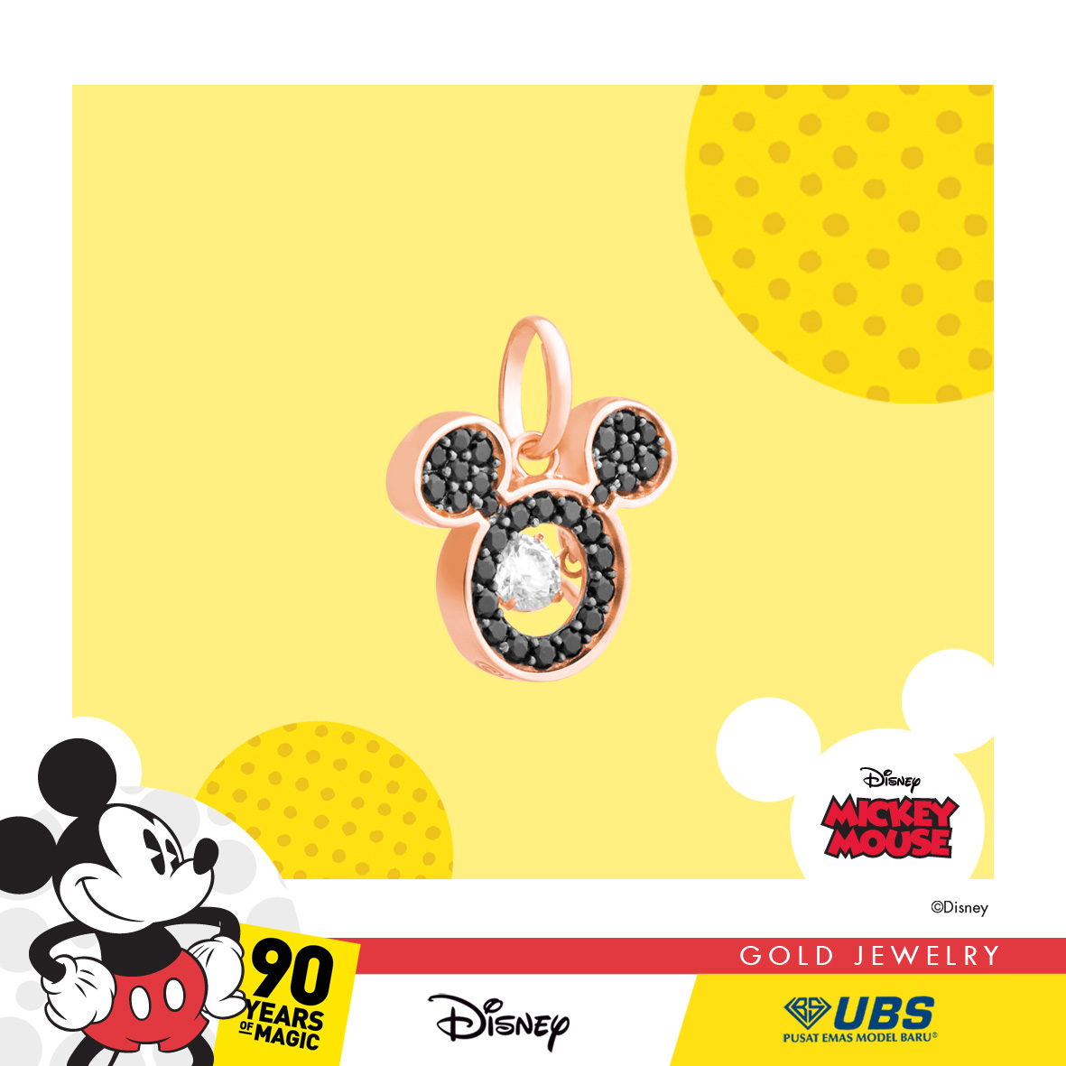 MICKEY MOUSE PENDANT