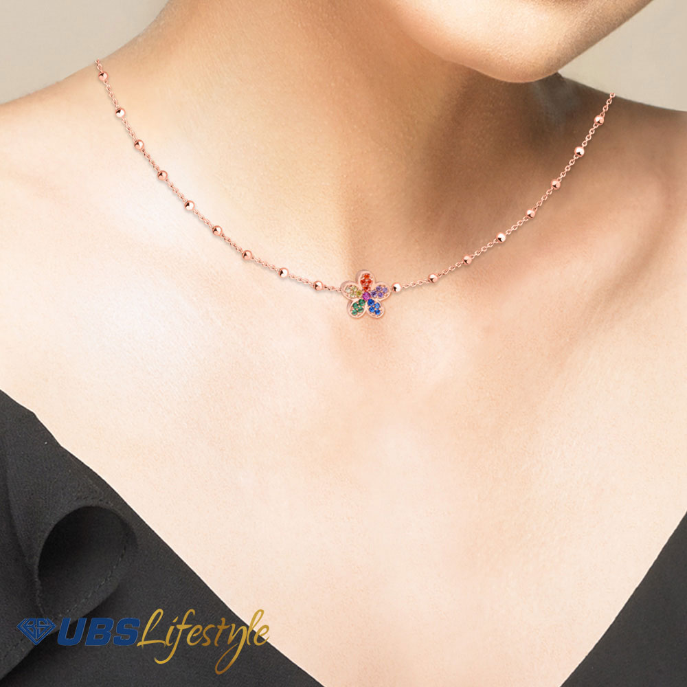 LIONTIN EMAS LALA RAINBOW | UBSLifestyle – Perhiasan Emas – Gold Jewelry