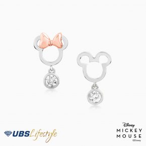 UBS Anting Emas Disney Mickey & Minnie Mouse - Cwy0021-17K
