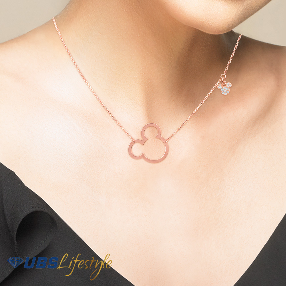 UBS Gold Kalung Emas Disney Mickey Mouse - Kky0048 - 17K