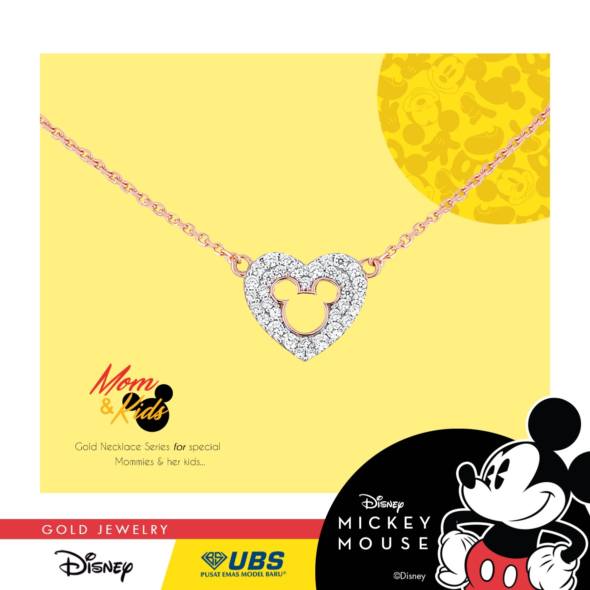 KALUNG EMAS DISNEY MICKEY MOUSE