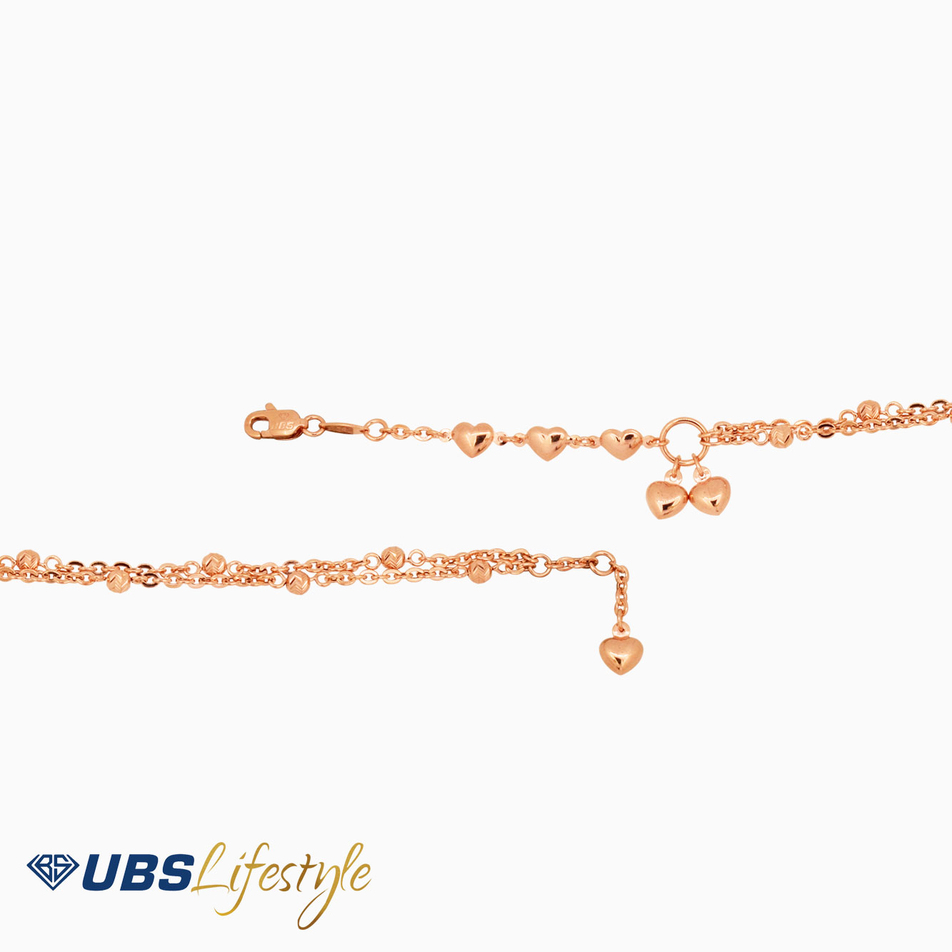 GELANG EMAS UBS DUA LAYER