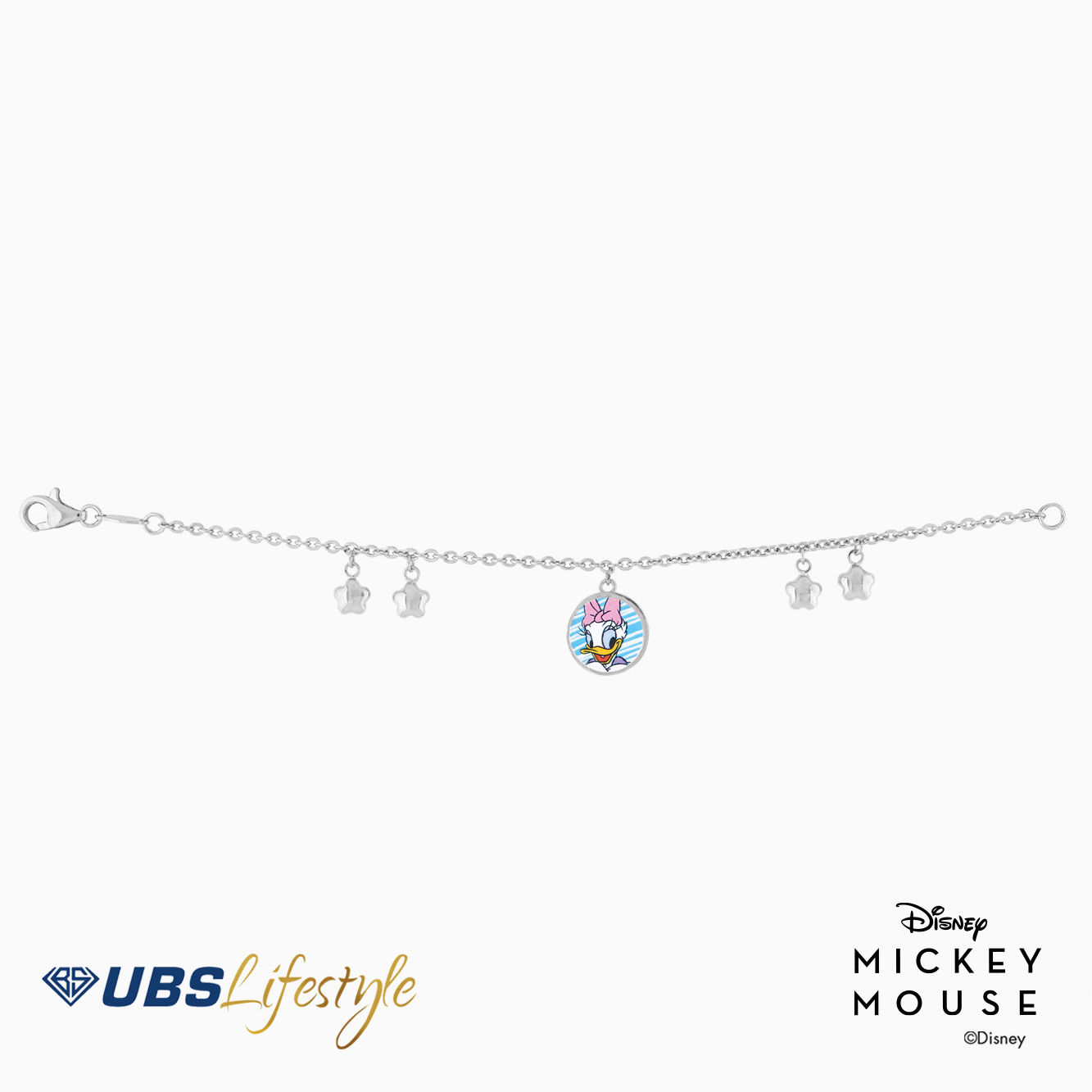 GELANG EMAS DISNEY DAISY DUCK