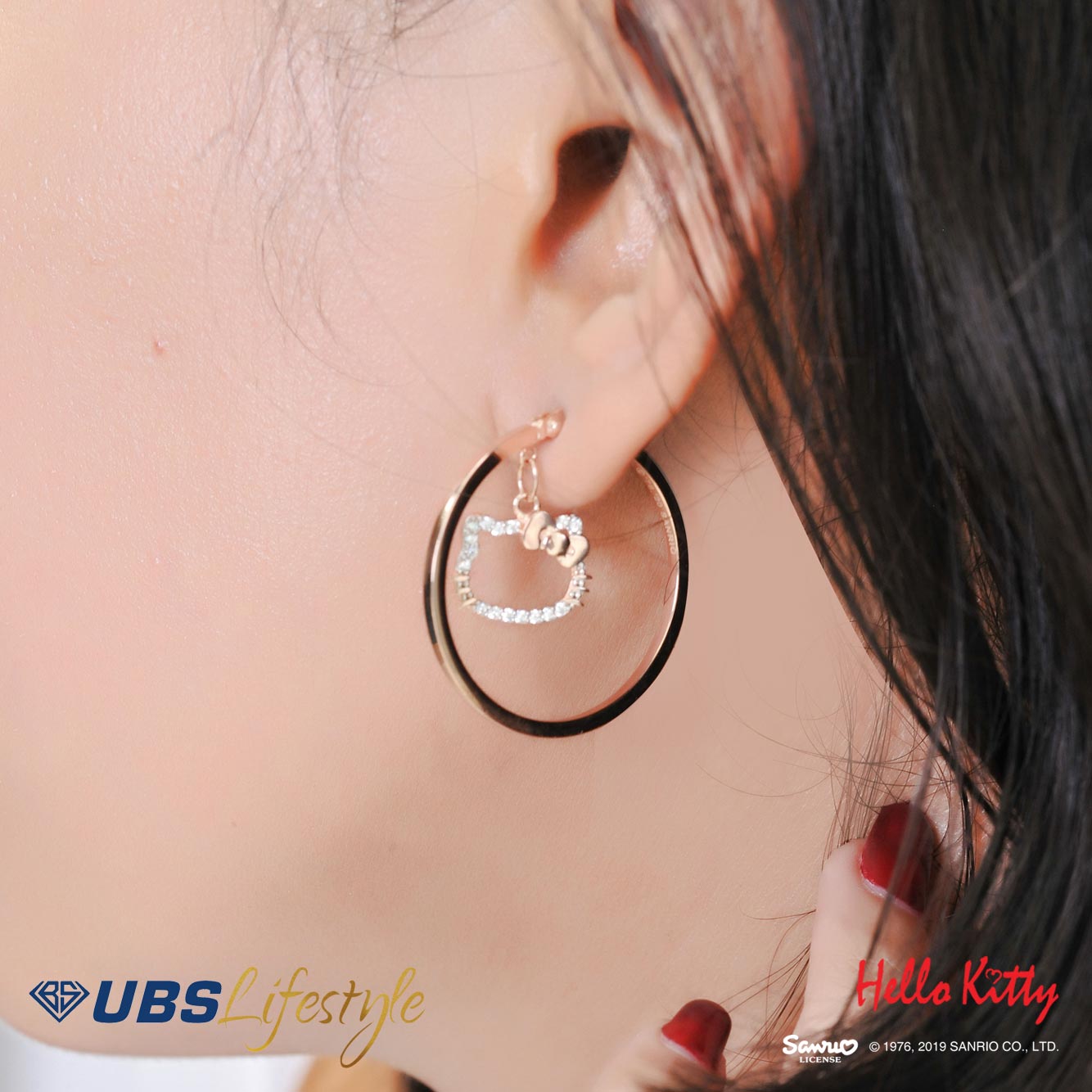 ANTING EMAS SANRIO HELLO KITTY