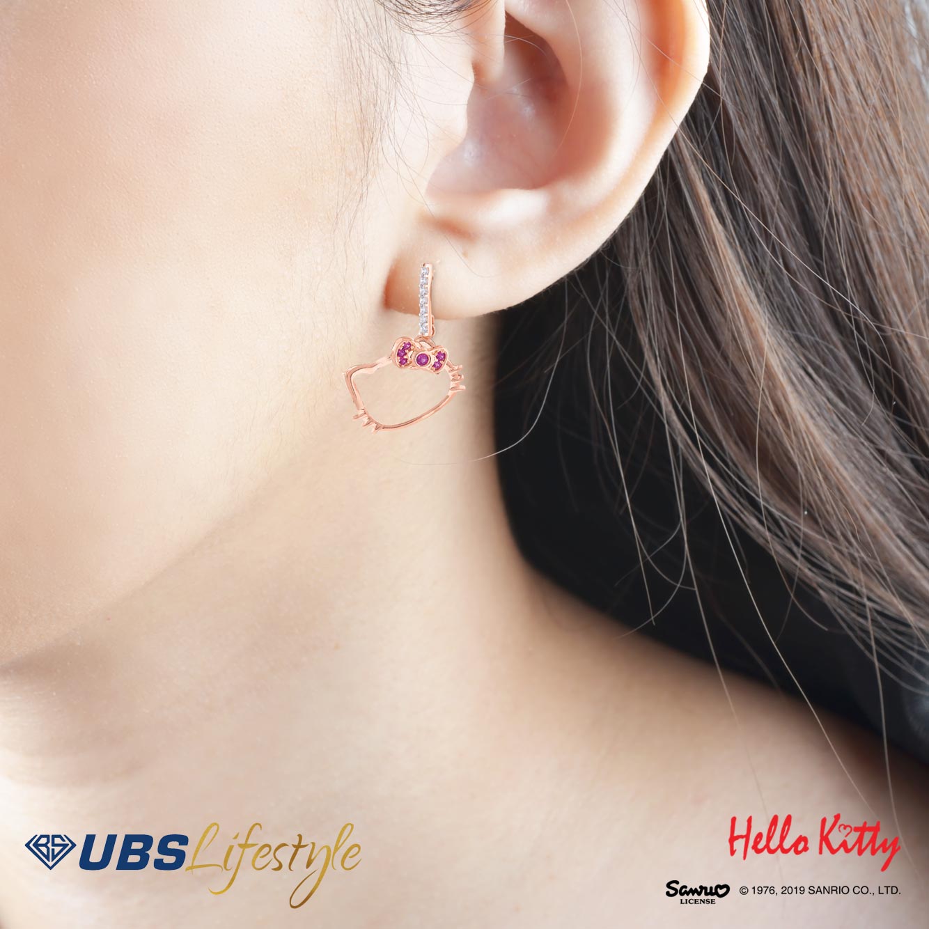 ANTING EMAS SANRIO HELLO KITTY