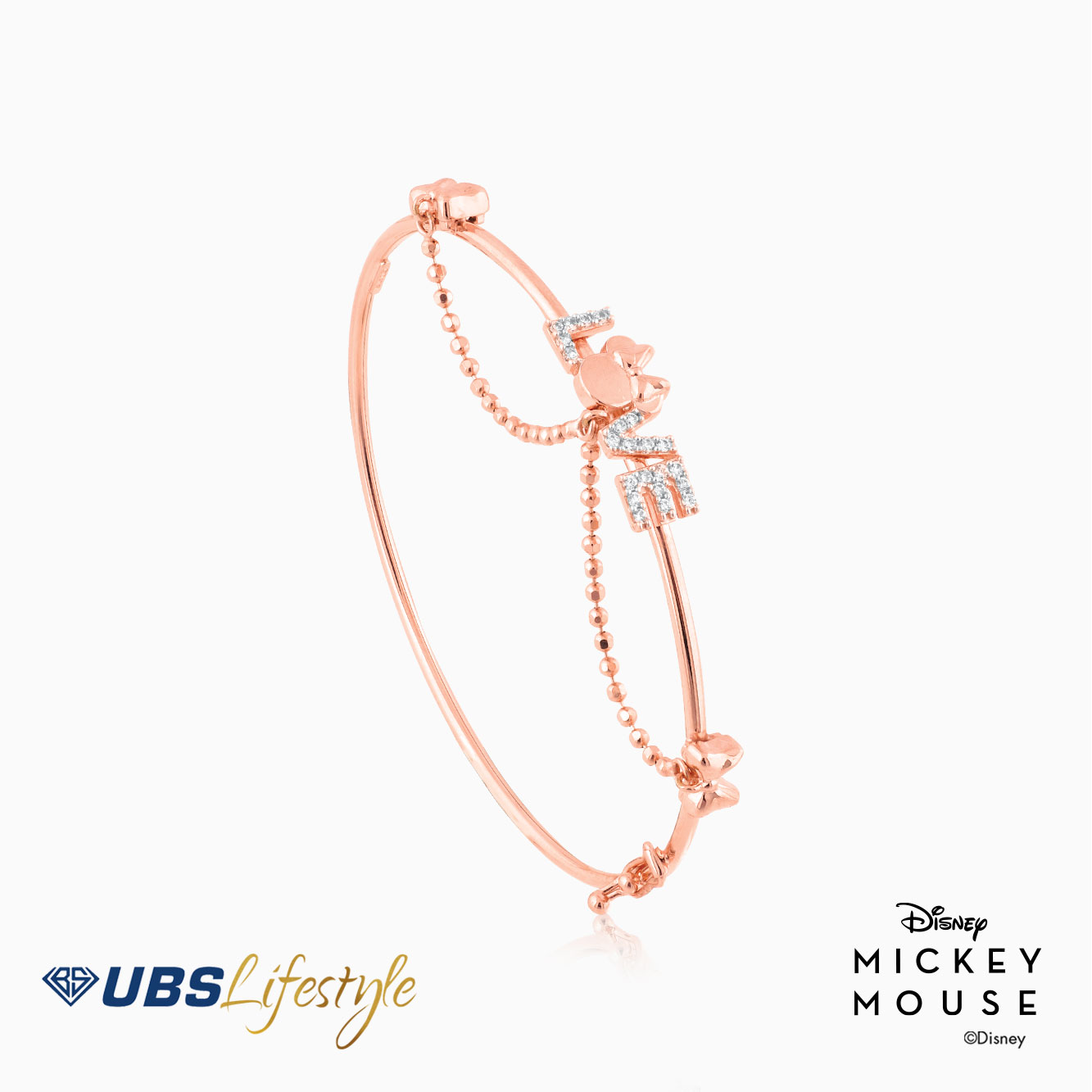 GELANG EMAS DISNEY MINNIE MOUSE