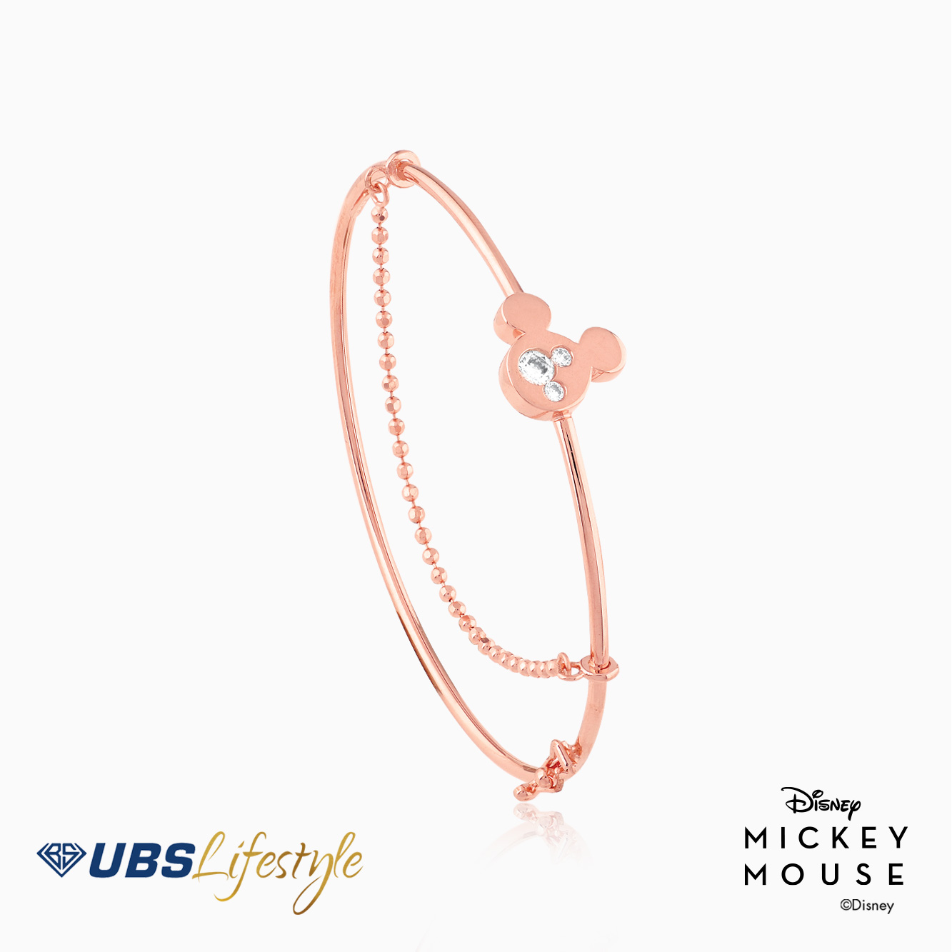 GELANG EMAS DISNEY MICKEY MOUSE