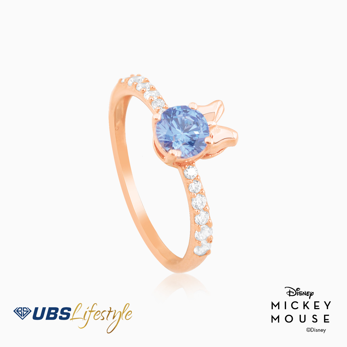 UBS Gold Cincin Emas Disney Minnie Mouse - CCY0066- 17K