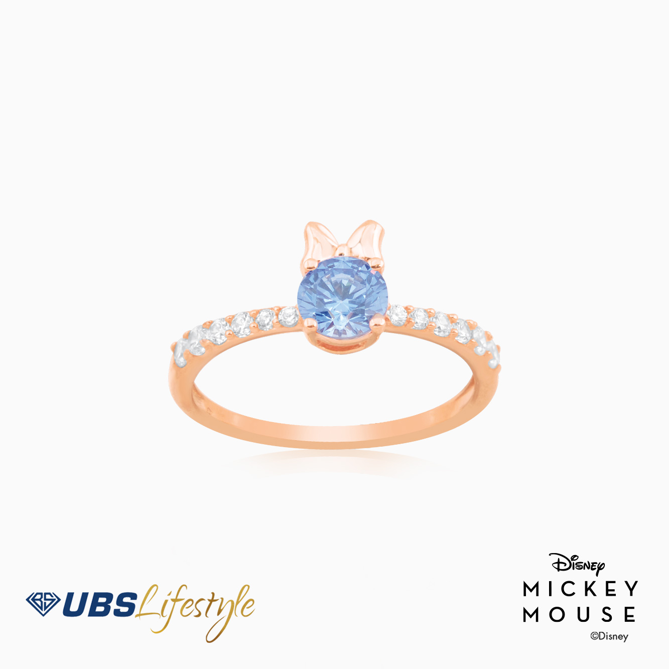 UBS Gold Cincin Emas Disney Minnie Mouse - CCY0066- 17K