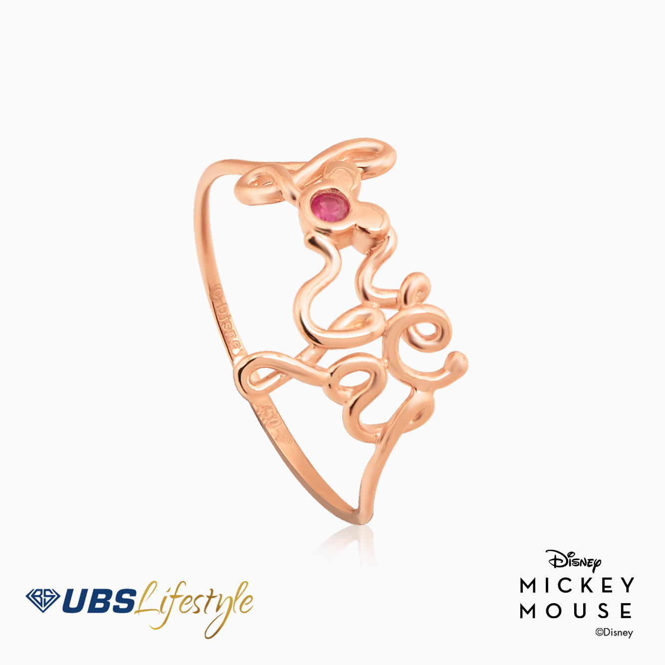 CINCIN EMAS DISNEY MICKEY MOUSE 17K