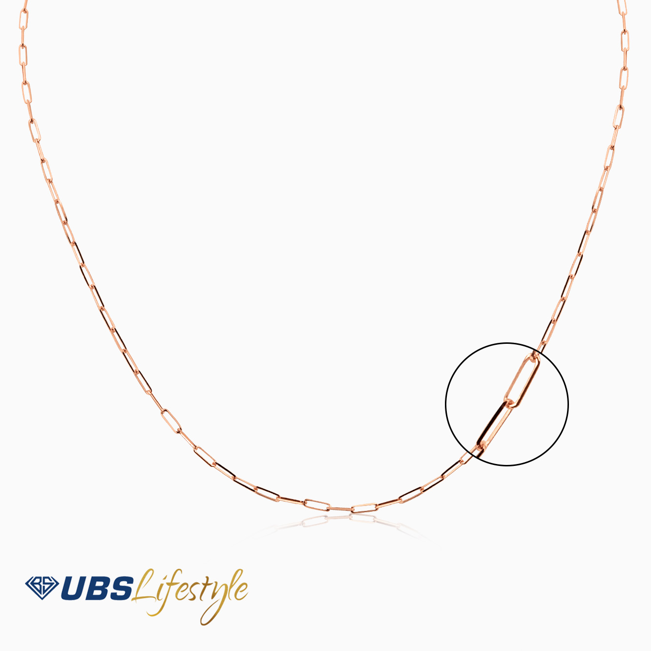 UBS Kalung Emas Small Paperlina - Ksk0757 - 17K