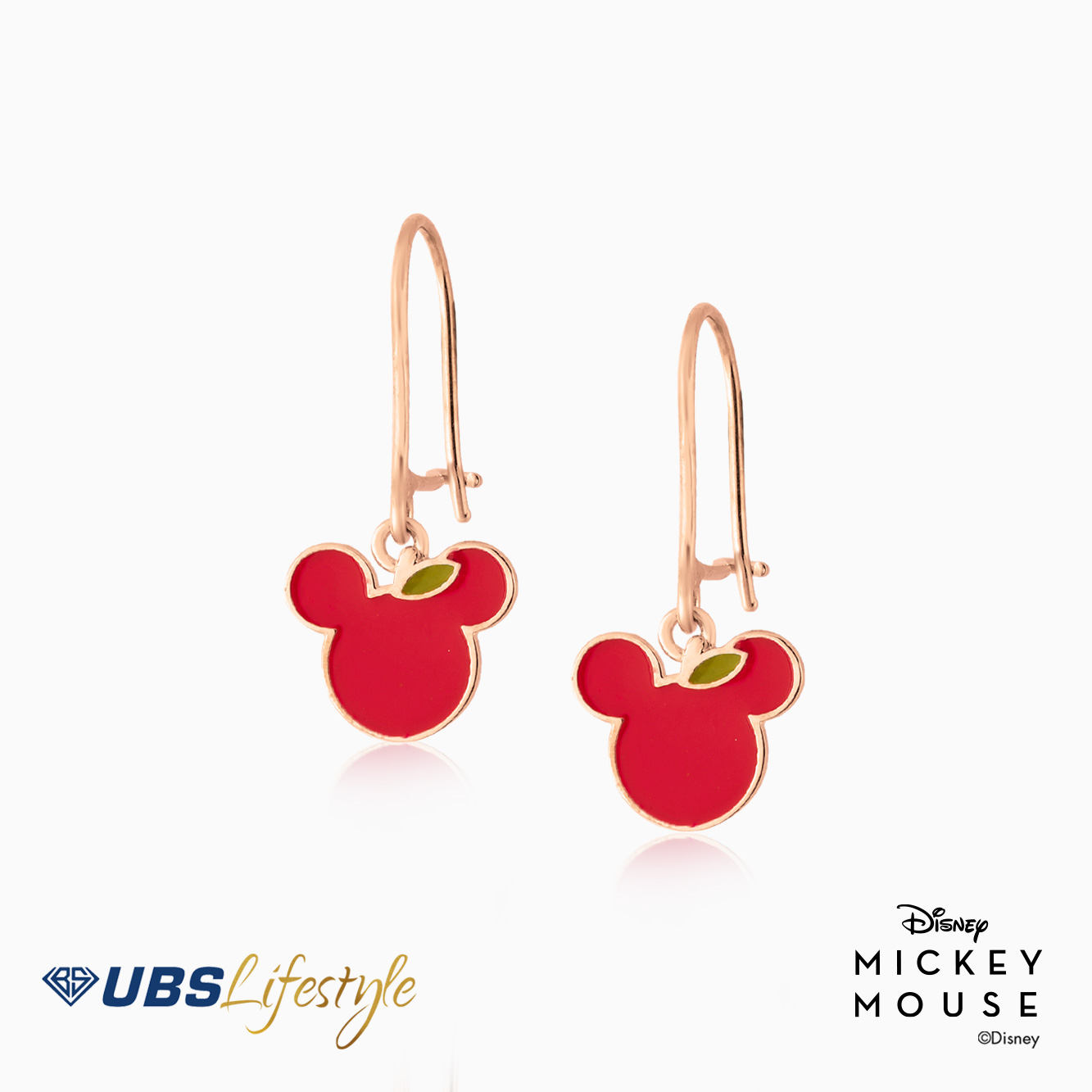 UBS Anting Emas Disney Mickey & Minnie Mouse - Aay0051 - 17K