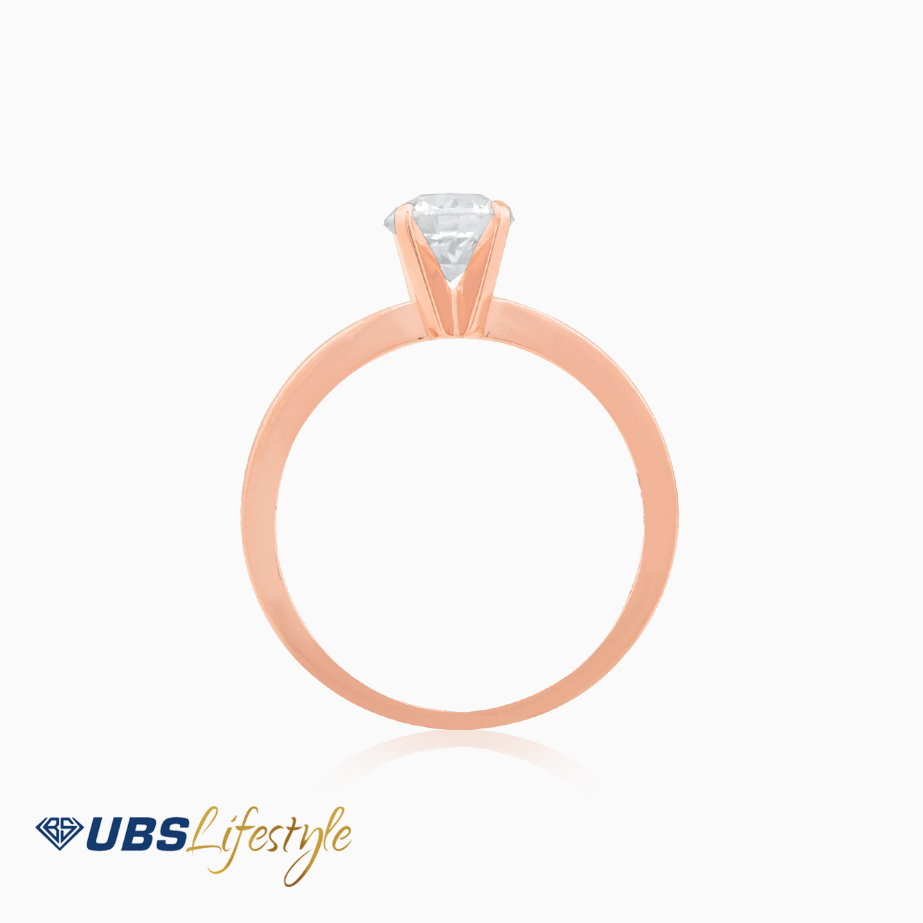 UBS Cincin Emas Arty Solitare - Ecd1424 - 17K