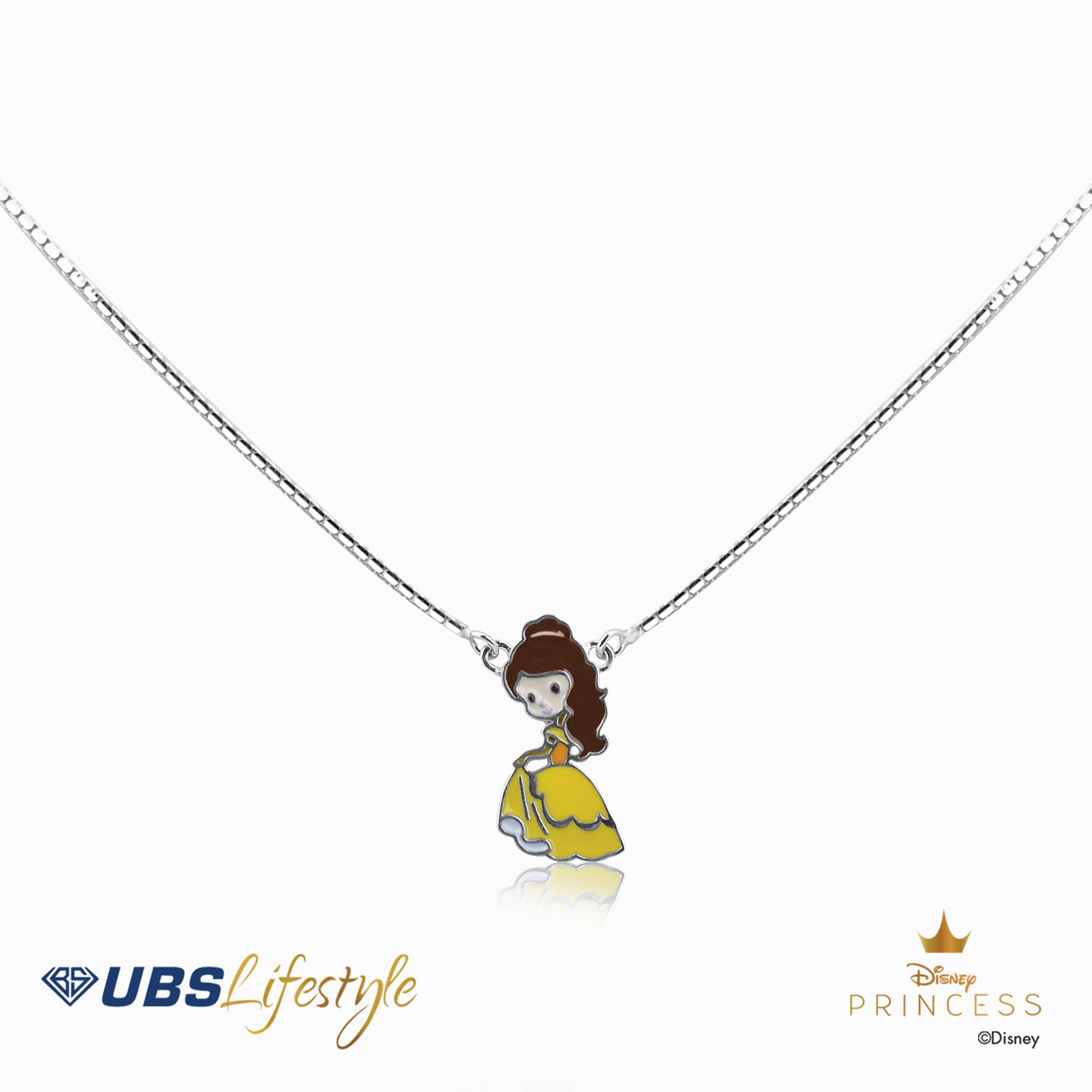 UBS Kalung Emas Anak Disney Princess Belle - Kky0150 - 17K