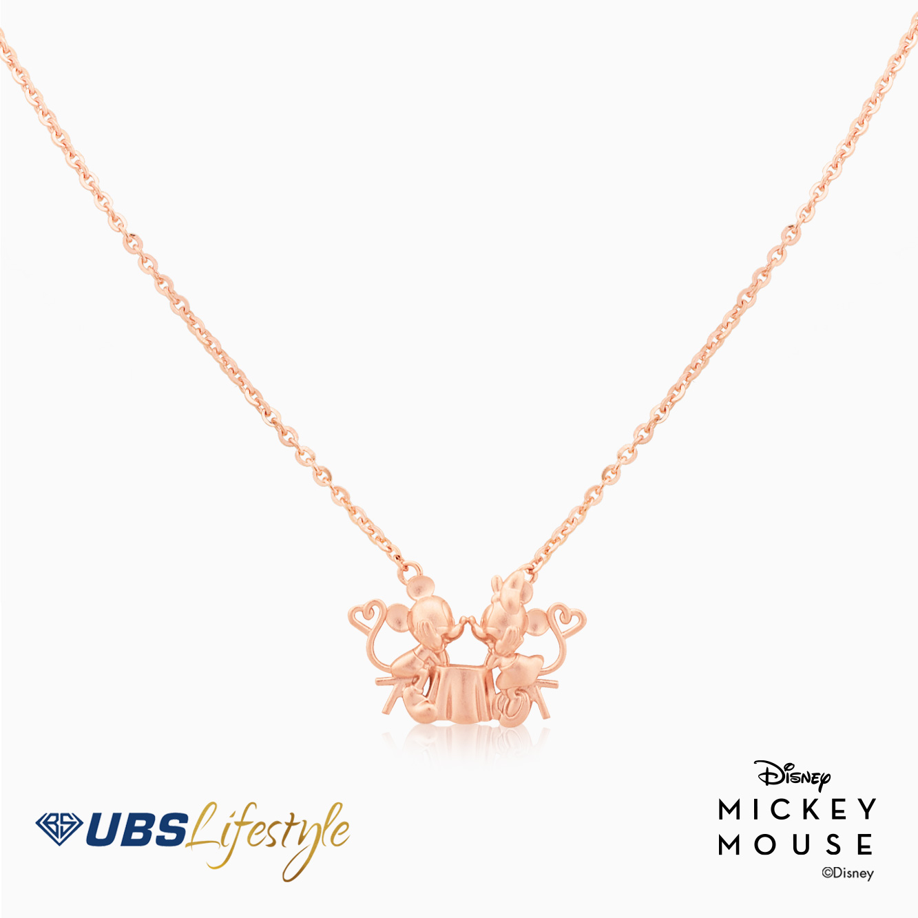 UBS Kalung Emas Disney Mickey & Minnie Mouse - Kky0211 - 17K