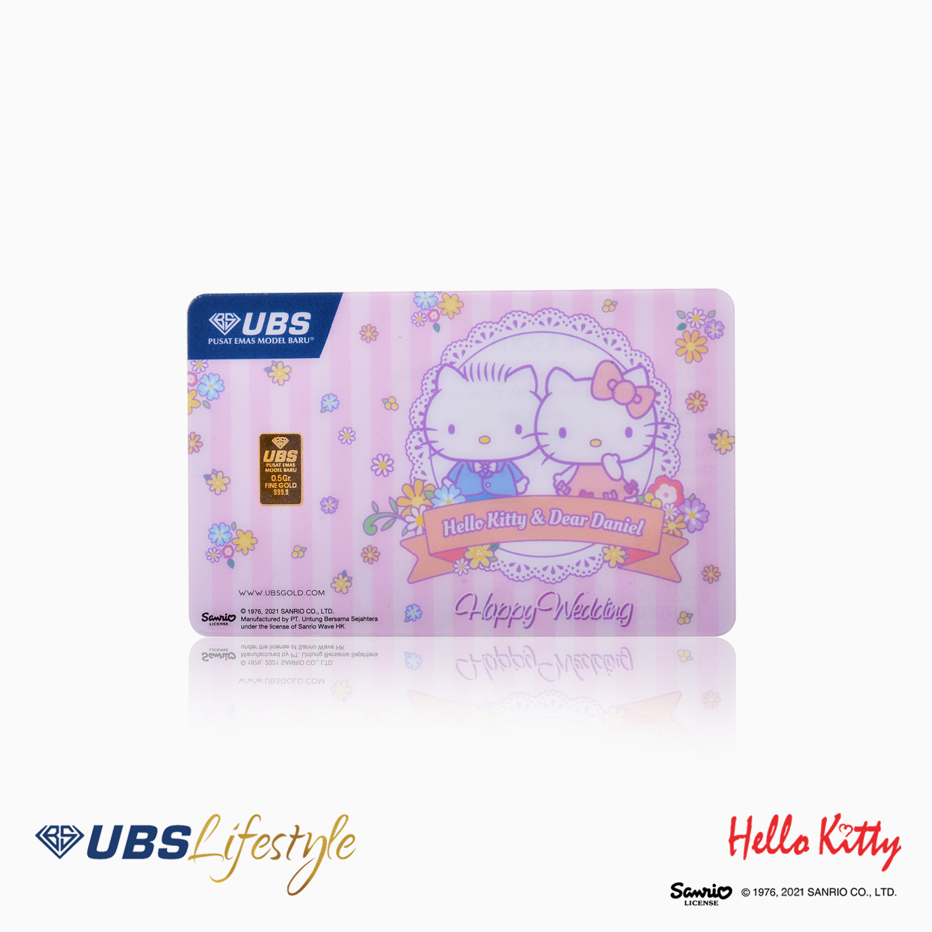 UBS Logam Mulia Sanrio Hello Kitty Happy Wedding 0.5 Gr