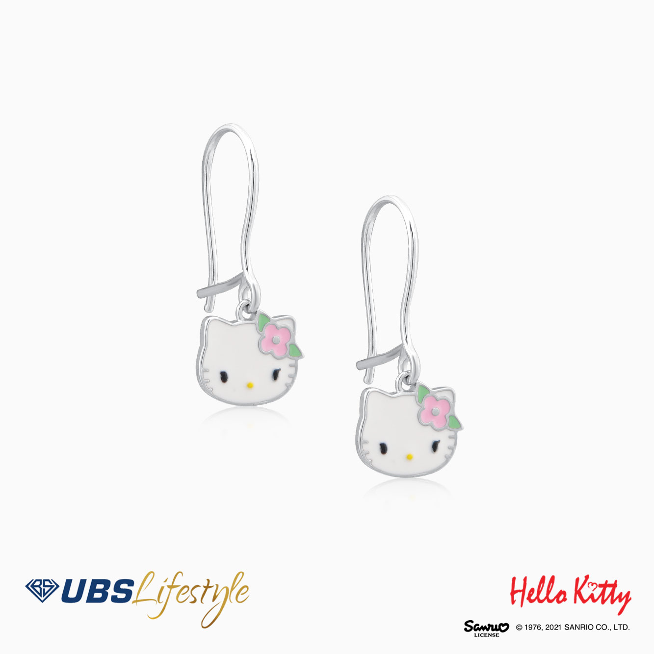 UBS Gold Anting Emas Anak Sanrio Hello Kitty - Aaz0028 - 17K
