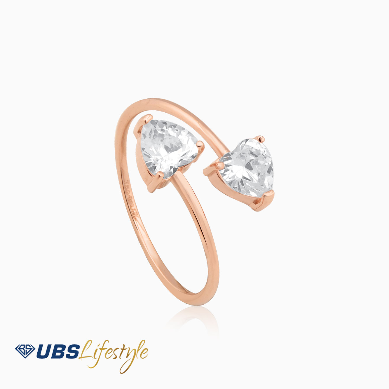 UBS Cincin Emas Rachel Rose - Cc15625 - 17K