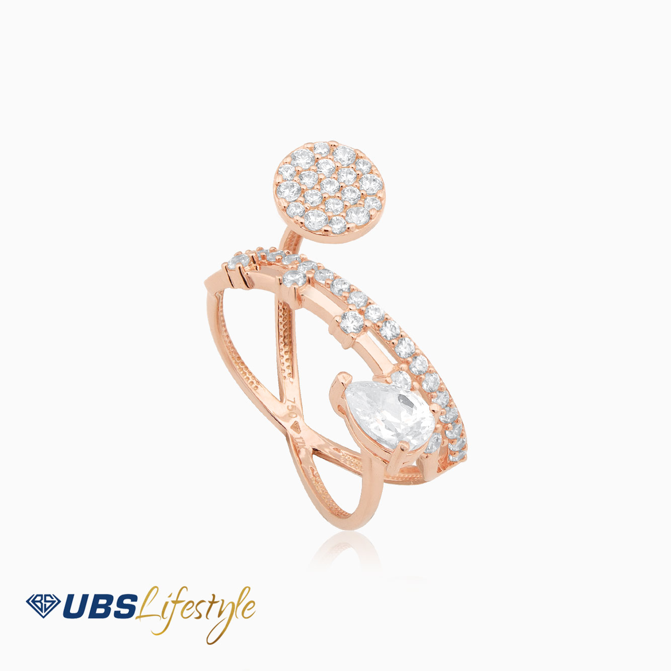 UBS Cincin Emas Rachel Rose - Cc15642 - 17K