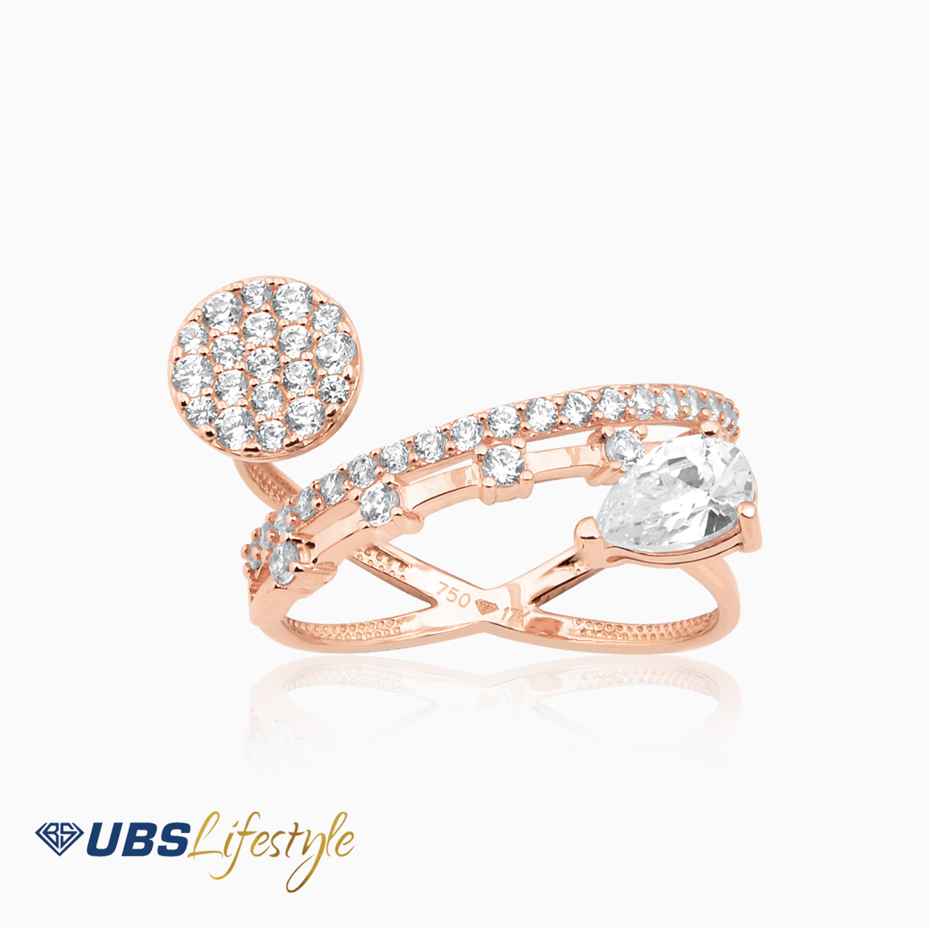 UBS Cincin Emas Rachel Rose - Cc15642 - 17K