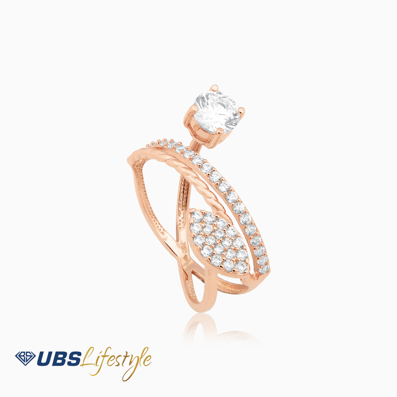 UBS Cincin Emas Rachel Rose - Cc15647 - 17K