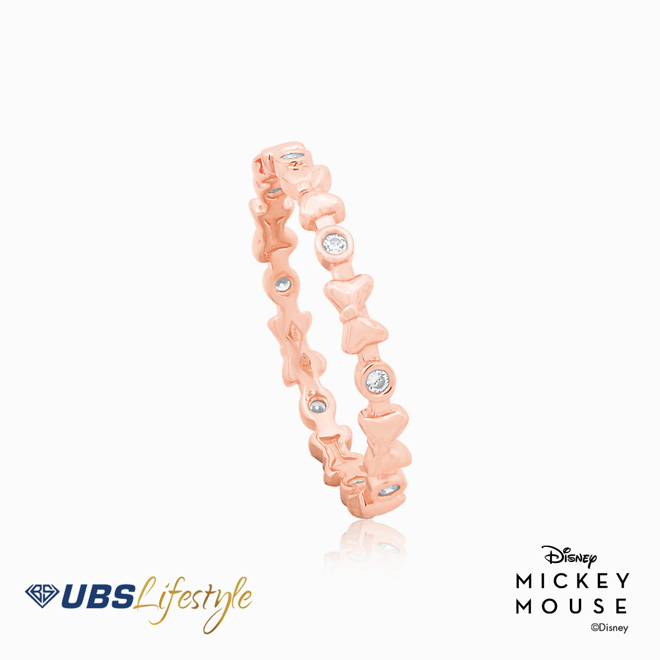 UBS Cincin Emas Disney Minnie Mouse - Ccy0130 - 17K