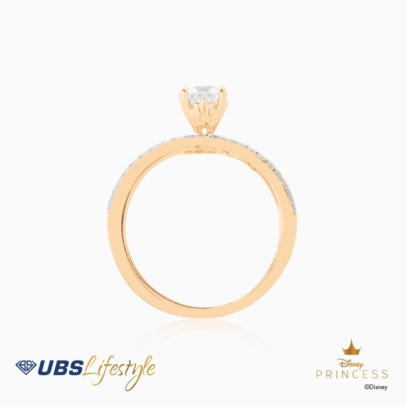 UBS Cincin Emas Disney Princess Jasmine - Ccy0136 - 17K