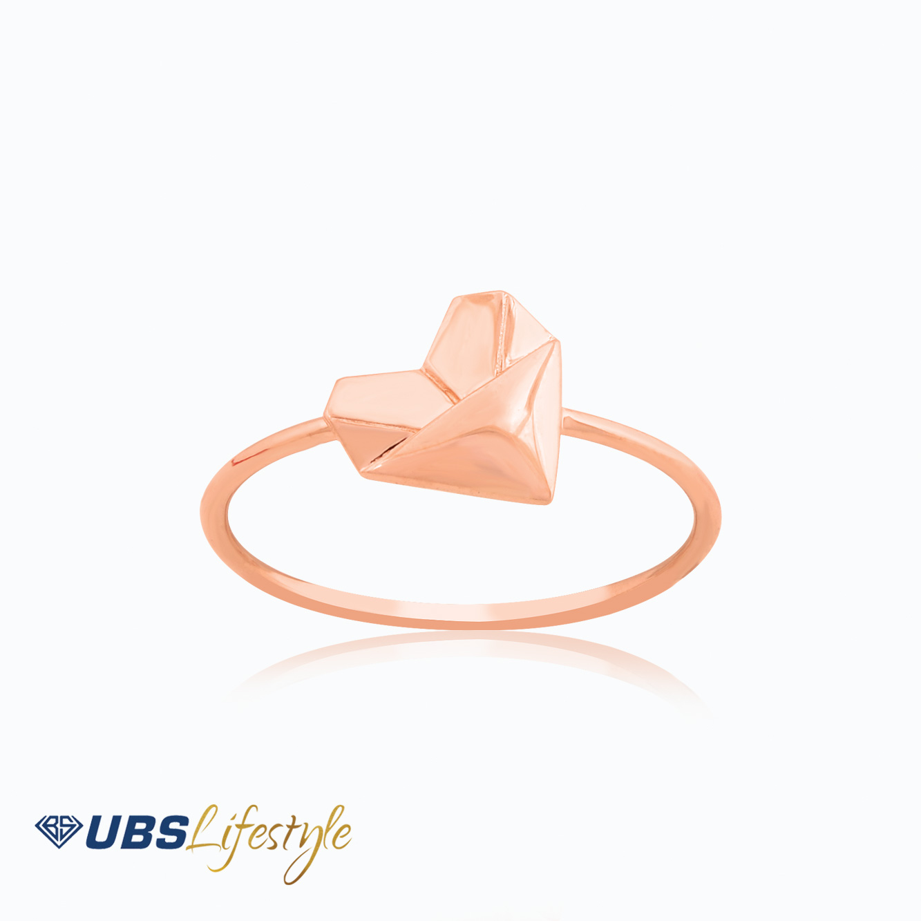 UBS Cincin Emas Origami - Cc70522 - 17K