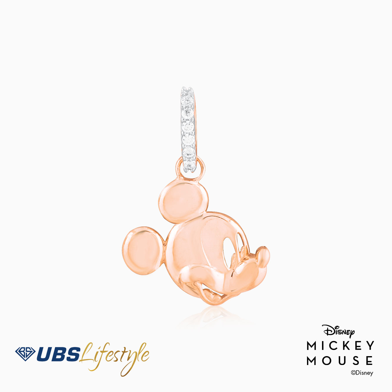 UBS Liontin Emas Disney Mickey Mouse - Cly0010 - 17K