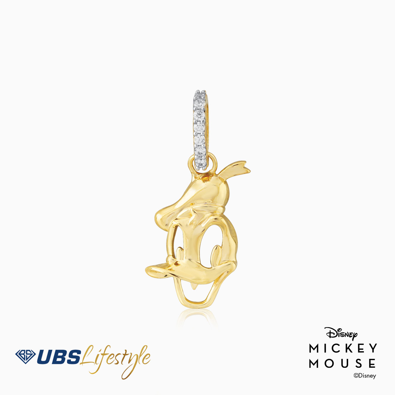 UBS Liontin Emas Disney Donald Duck - Cly0012 - 17K