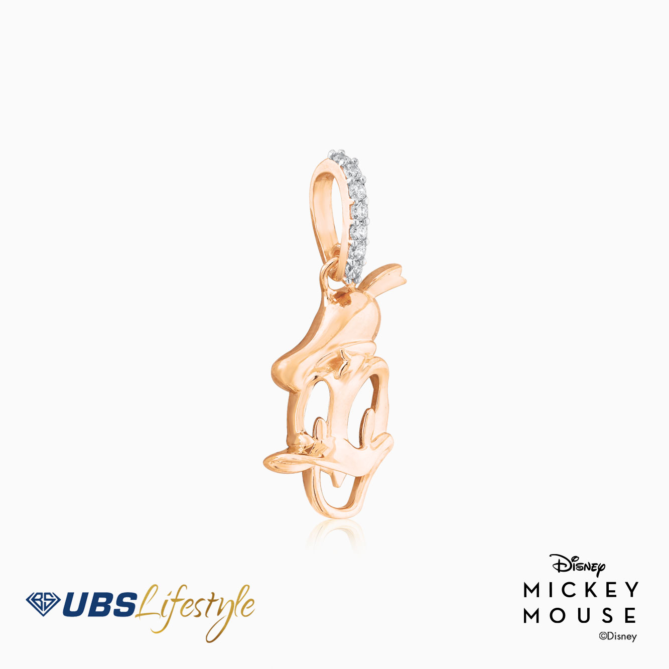 UBS Liontin Emas Disney Donald Duck - Cly0012 - 17K