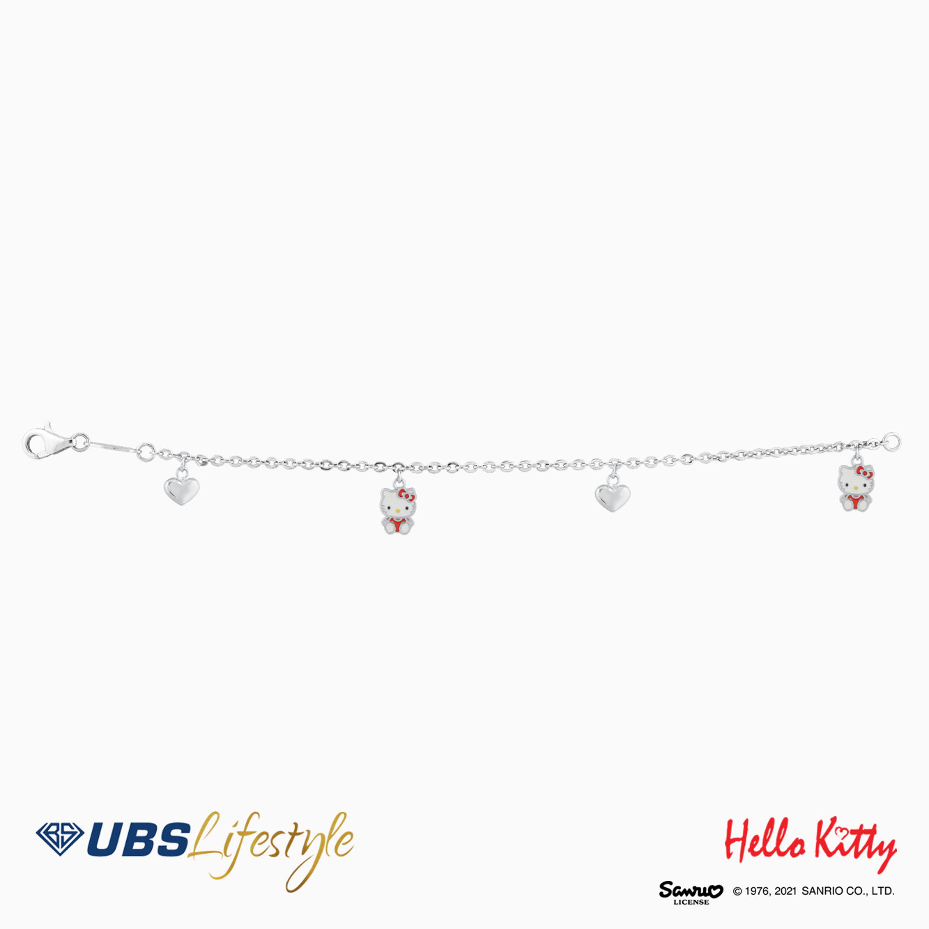 UBS Gelang Emas Anak Sanrio Hello Kitty - Hgz0046 - 17K