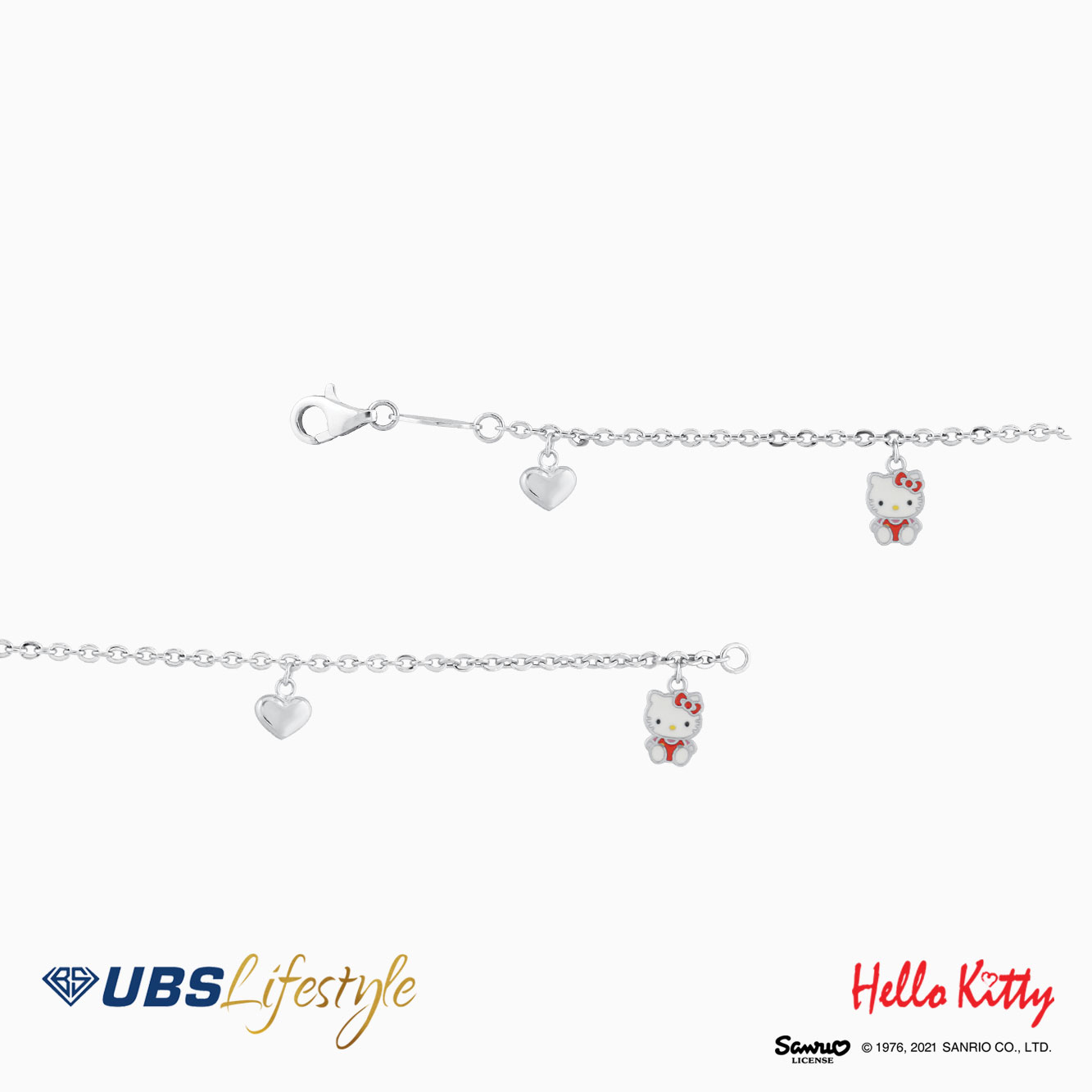 UBS Gelang Emas Anak Sanrio Hello Kitty - Hgz0046 - 17K