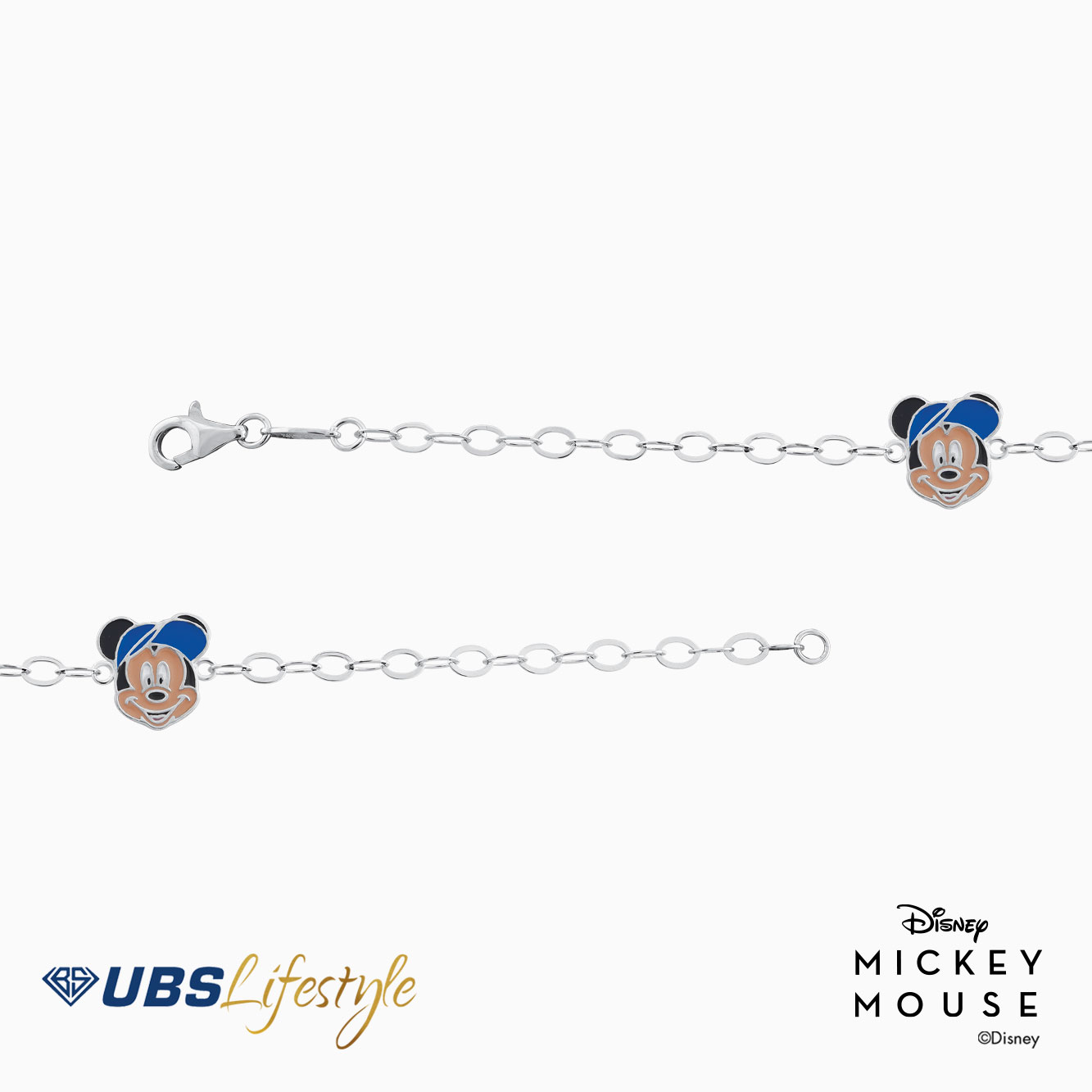 UBS Gelang Emas Anak Disney Mickey Mouse - Kgy0061 - 17K