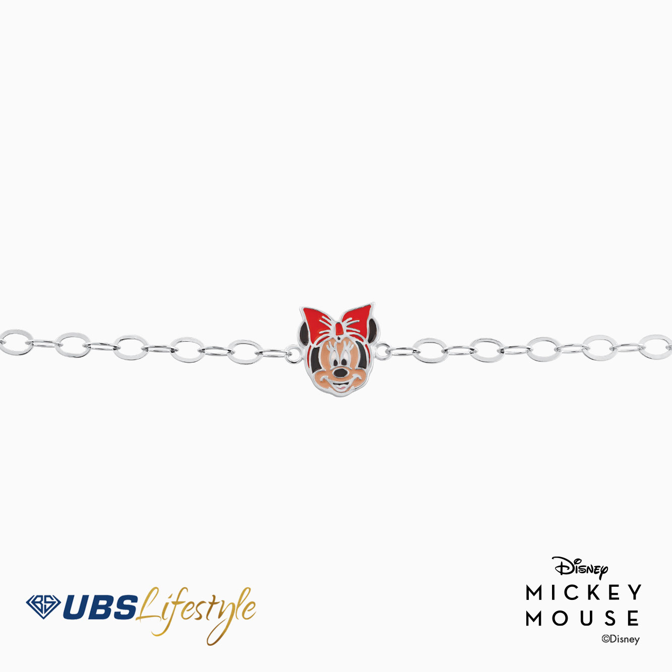 UBS Gelang Emas Anak Disney Minnie Mouse - Kgy0062 - 17K