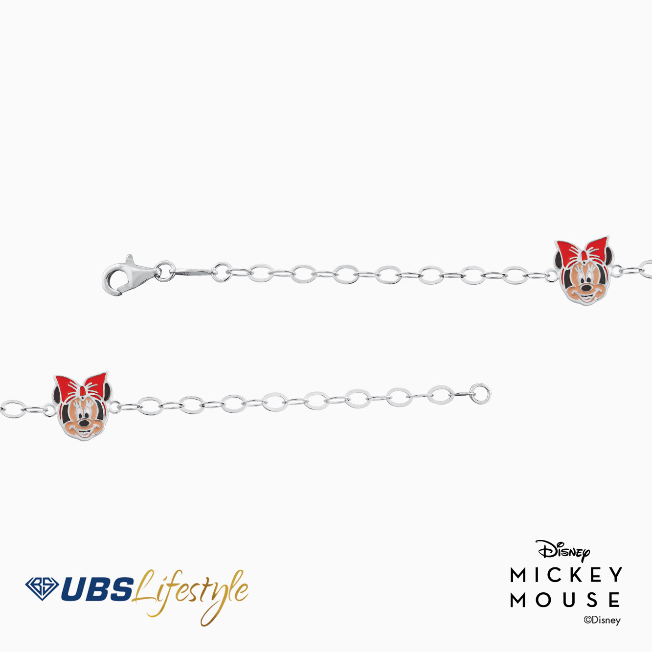 UBS Gelang Emas Anak Disney Minnie Mouse - Kgy0062 - 17K