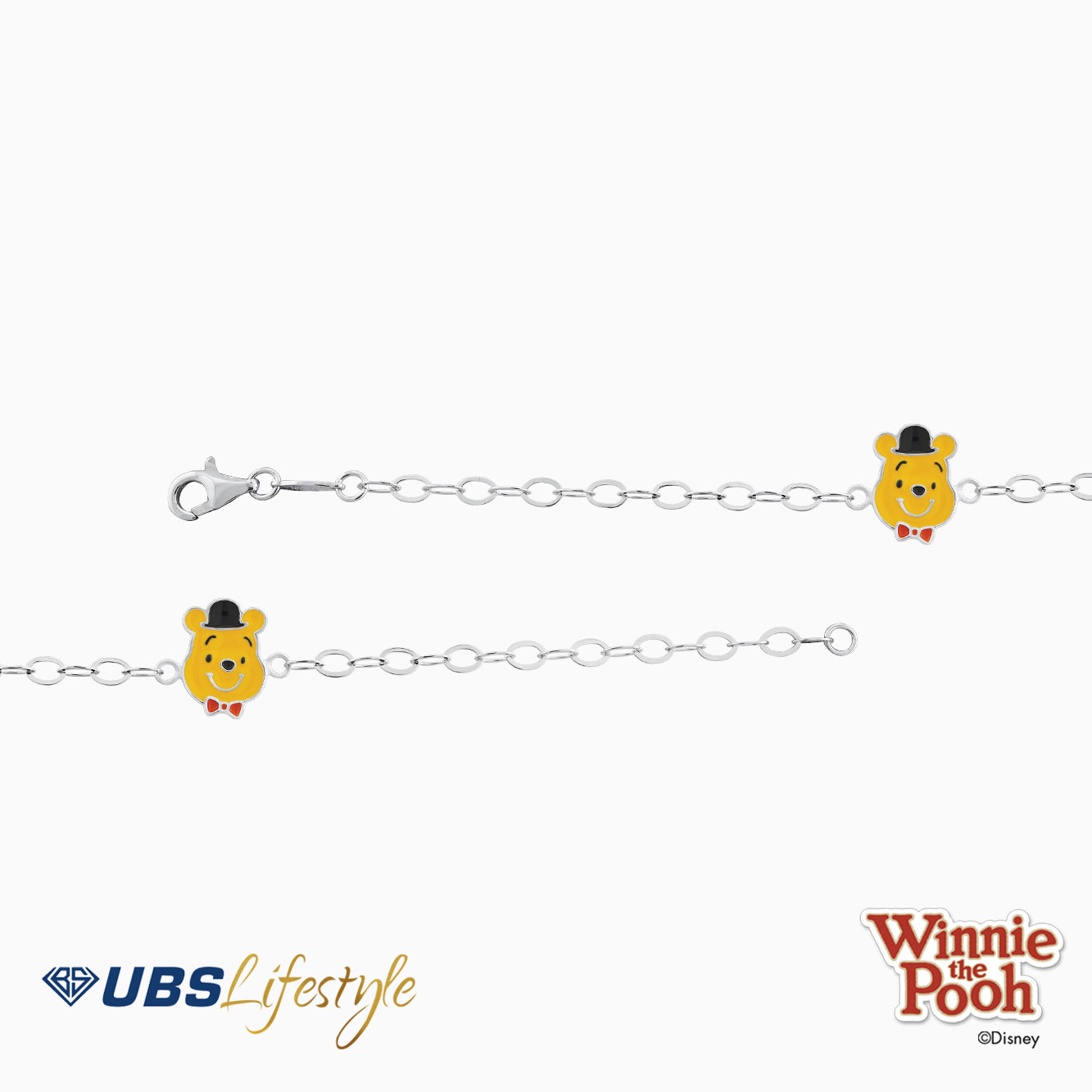 UBS Gelang Emas Anak Disney Winnie The Pooh - Kgy0065 - 17K