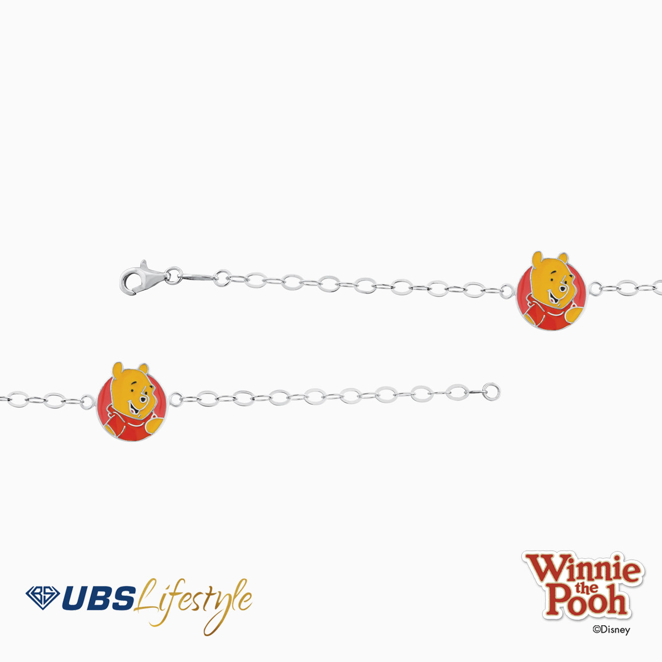 UBS Gelang Emas Anak Disney Winnie The Pooh - Kgy0066 - 17K