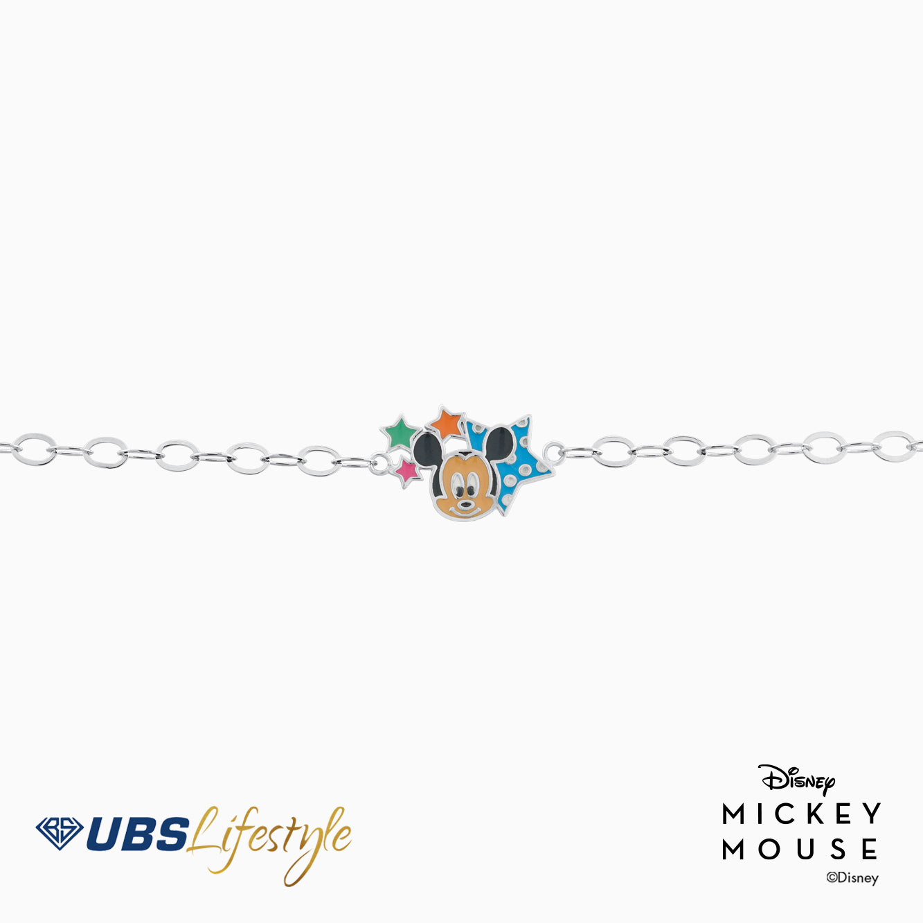 UBS Gelang Emas Anak Disney Mickey Mouse - Kgy0068 - 17K