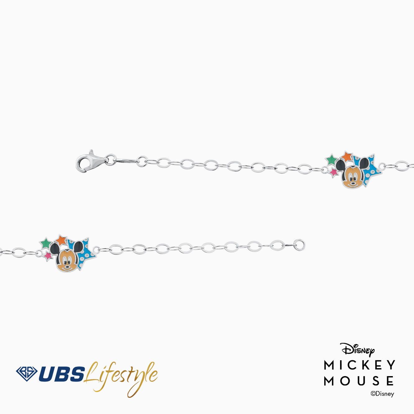 UBS Gelang Emas Anak Disney Mickey Mouse - Kgy0068 - 17K