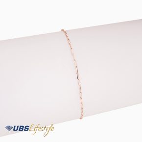 UBS Gelang Kaki Emas Paperlina - Kkp6598K - 17K - Bell
